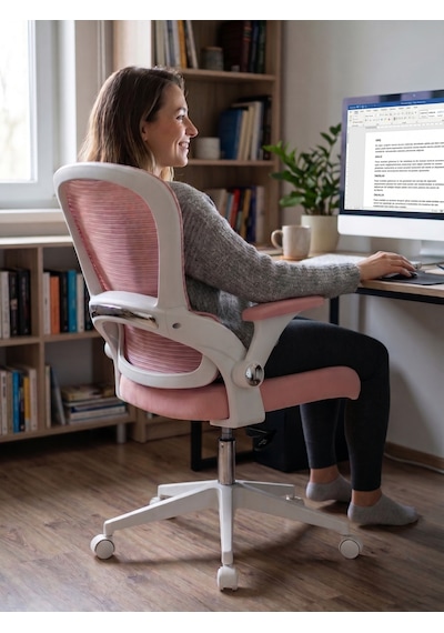 Zeon Büro Ofis Sistemleri // Comfort Pro Milkshake Ofis Çalışma Koltuğu Pembe - Beyaz Zeon Büro Ofis Sistemleri // Comfort Pro Milkshake Ofis Çalışma Koltuğu Pembe - Beyaz