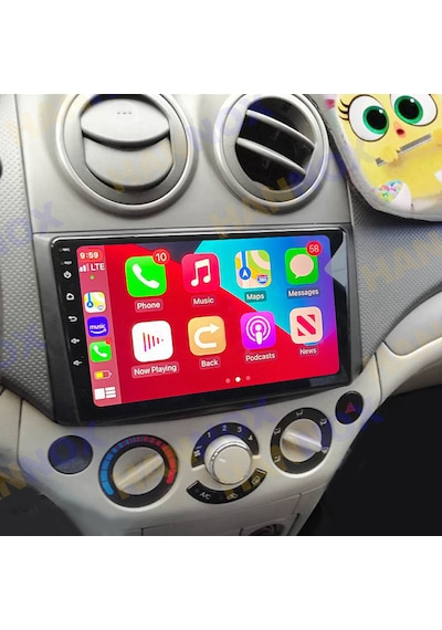 Chevrolet Aveo 2006-11 9" Uyumlu Androıd Multimedya Gerçek 2/32 Kablosuz Carplay Geri Görüş Kameralı 9"