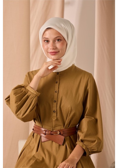 Silk Home Düz Shiny Eşarp 75006-72 beyaz