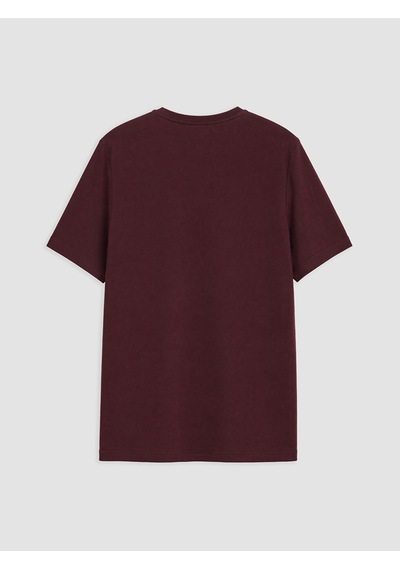 Lcwaıkıkı Classic Bordo Regular Fit %100 Pamuk Erkek Tişört