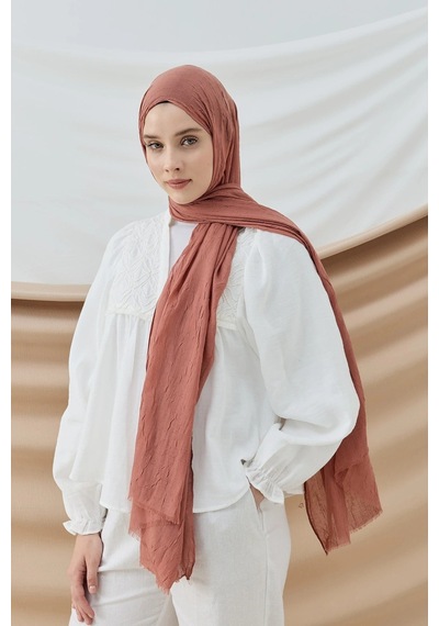 Deserto Fashion Bambu Şal Düz Renk-3543 Koyu Gri