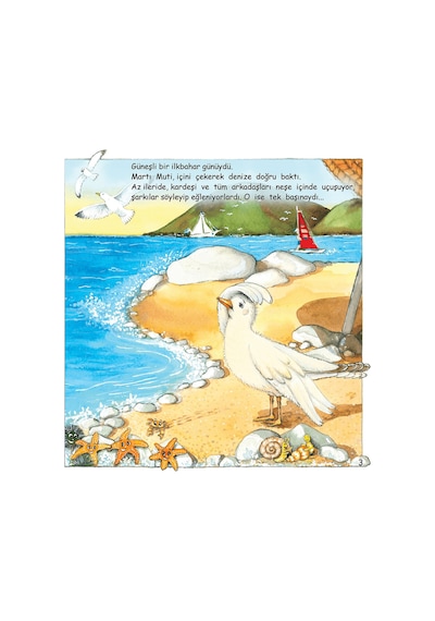 Uçmak İsteyen Küçük Martı Muti – Resimli Hikâye Kitabı / 5 yaş + -