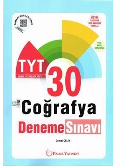 Palme Yks Tyt Coğrafya 30 Deneme Sınavı Yeni