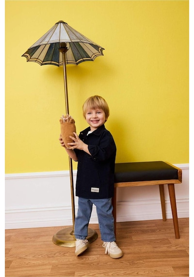 Defacto Erkek Bebek Regular Fit Düz Paça Pantolon B6744a526spbe394 Mavi-be394