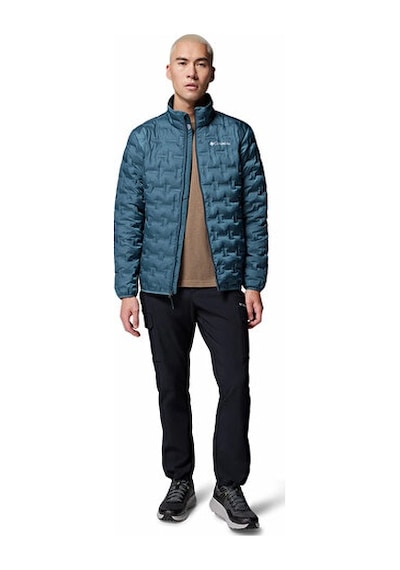 Columbia Delta Ridge Iı Down Jacket Erkek Outdoor Montu 650 Dolgu Kaz Tüyü 2086241429 Mavi Mavi