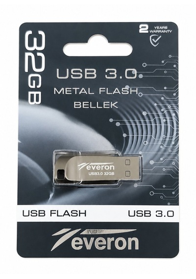 Everon 32 Gb Usb 3.0 Metal Flash Bellek Hızlı Veri Aktarımı Taşınabilir Bellek -