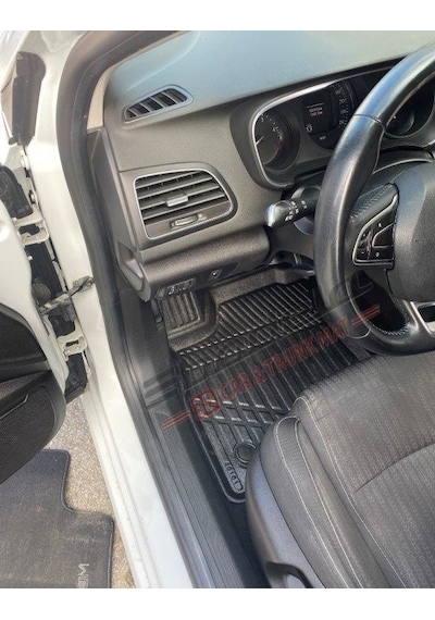 Megane 4 2017 2018 2019 3d Kokusuz Havuzlu Kauçuk Paspas Badela