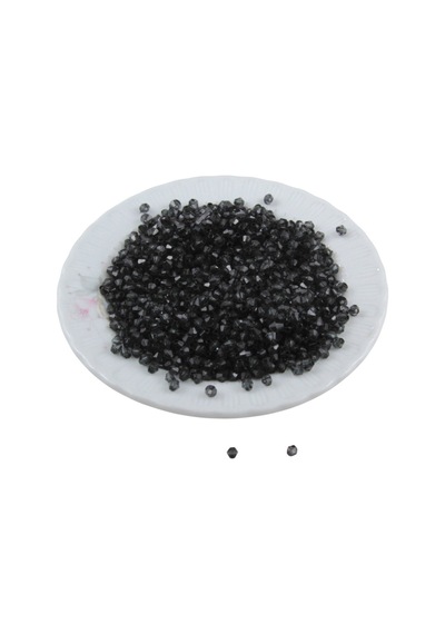 Piramit Akrilik Boncuk Füme 4 Mm Aksesuar Takı Malzeme 20 Gr
