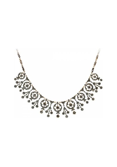Elmas Montür Muhteşem Yy. Ottoman Style Gerdanlık Kolye N11.13085 Bronz