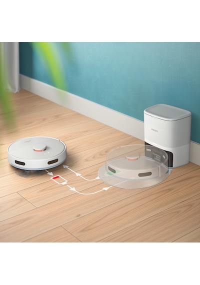 Philips XU2100/20 Homerun 2100 Serisi Aqua İstasyonlu Robot Süpürge