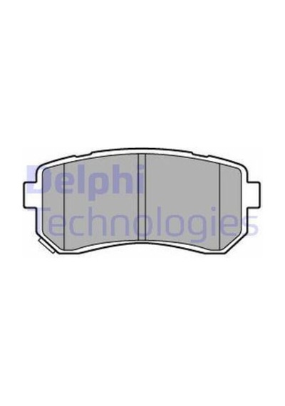 Delphi Lp3576 Arka Fren Balatası Hyundai Tucson 2012-ix35 2010-elektronik El Freni Olmayan Araçlar İçin 583024wa10