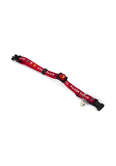 Hnrlıshp Beeztees Yavru Kedi Boyun Tasması, Zilli, Kırmızı, 17,5-23cm