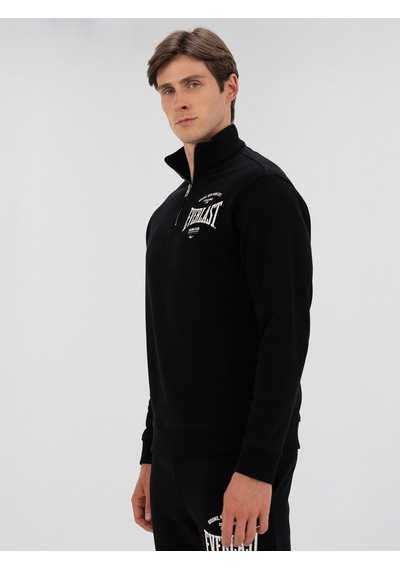Everlast Bronx Nyc Half Zip Regular Siyah Erkek Sweatshirt Siyah