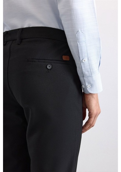 Süvari Siyah Slim Düz Jogger Pantolon Spn2020500003-s09