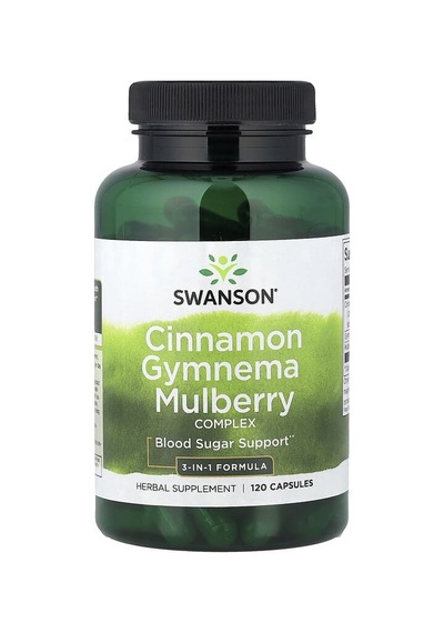 Swanson Vitamins, Cinnamon Gymnema Mulberry Complex, 120 Capsules