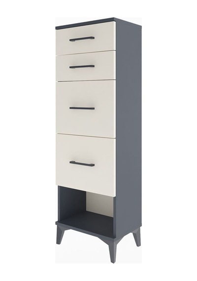 Arges Dolap 4 Çekmeceli 44x30x134 Antrasit-aytaşı Antrasit Arges Dolap 4 Çekmeceli 44x30x134 Antrasit-aytaşı Antrasit