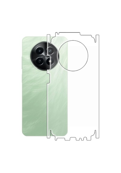 Realme C65 İle Uyumlu Mat Tpu Arka Kaplama 360