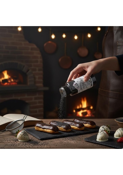 Siyah Sanding Şeker 100 Gr Pasta, Kurabiye Ve Tatlı Süsleme İçin