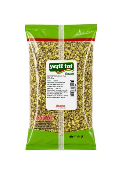 Yeşil Tat Antep Fıstık File Yeşil 2 Kg