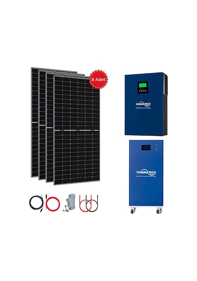 Tommatech 8 Kw L Hazır Solar Paket