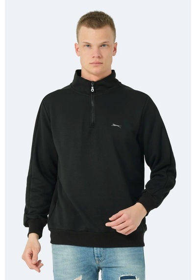 Slazenger Sammy Siyah Erkek Sweatshirt
