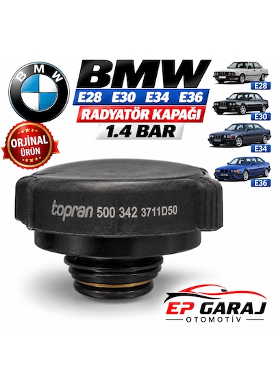 Bmw E28 E30 E34 E36 Radyatör Kapağı 1.4 Bar
