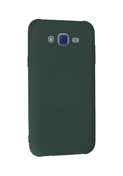 Newface Samsung Galaxy Uyumlu J7 Kılıf Nano İçi Kadife Silikon - Semeglbl - 79 Koyu Yeşil