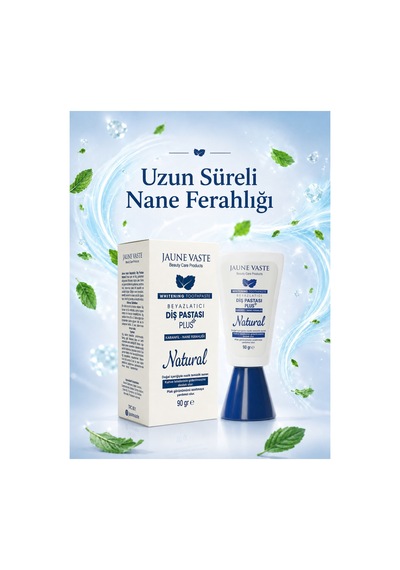 Natural Beyazlatıcı Diş Pastası Karanfil Etkili Günlük Beyazlık Bakımı - Nane Ferahlığı - 90 Gr