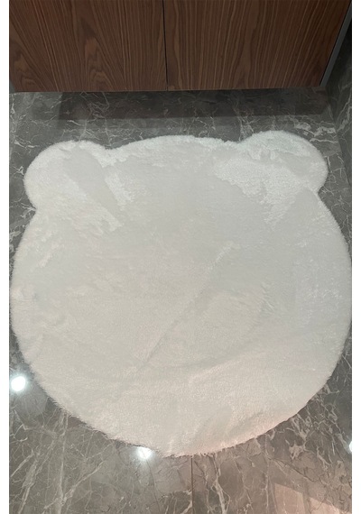 2li Sevimli Ayı Figürlü Post Banyo Takımı Klozet Takımı 80x80 Ve 100x100 Çok Renkli