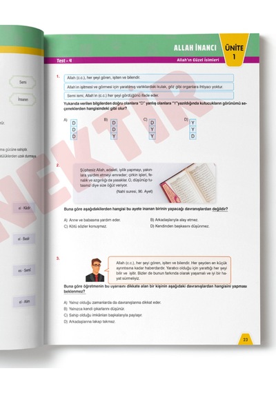 5.sınıf Din Kültürü Ve Ahlak Bilgisi Etkileşimli Defter
