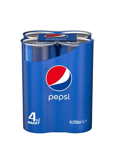 Pepsi Cola Kutu Kola 4x250 Ml.