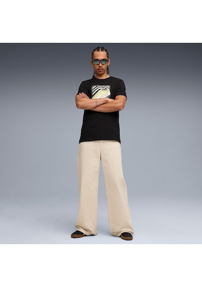 Puma Graphic Erkek Siyah T-shirt 688033 SIYAH