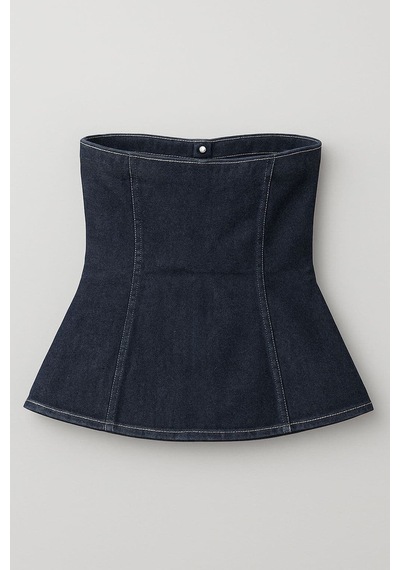 Blue White Kadın Denim Büstiyer Lacivert M