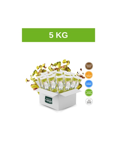Antep Fıstık Ezmesi 5 Kg Parçacıklı - Gerçek Antep Fıstığı Ezmesi