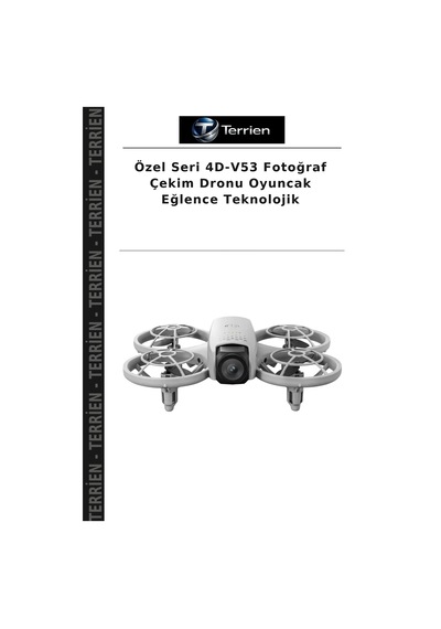 Özel Seri 4d-v53 Fotoğraf Çekim Dronu Oyuncak Eğlence Teknolojik