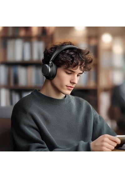 Hp-5820 T03 Series Anc Doubly-fed Bluetooth Kulak Üstü Kulaklık Siyah