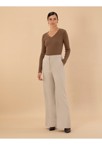 Pierre Cardin Kadın Krem Pantolon 50273099-vr071 Krem