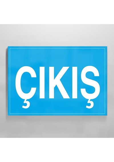 Çıkış Uyarı Levhası 70x100cm