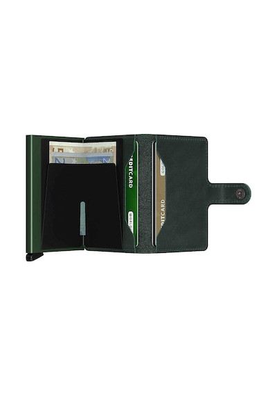 Secrid Miniwallet Original Kartlık Cüzdan, Yeşil Çok Renkli