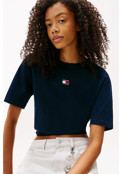 Tommy Jeans Kadın Tişört Dw0dw22202 Mavi