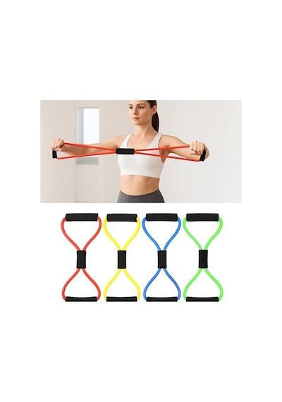 Pilates Jimnastik Egzersiz Bant Yoga Lastik Spor Kondisyon Çok Renkli