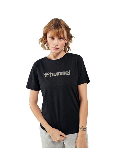 Hummel Kadın Kısa Kol T-shırt Mımı T-shırt Siyah