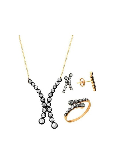 Üçlü Set V Model 6,57 Gram 14 Ayar Altın