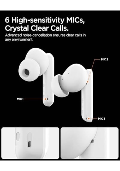 Tws P20 Bluetooth Kablosuz Kulaklık - Anc Pro Aktif Gürültü Engelleme Enc 6 Mikrofon - 10mm Lcp Graphene Sürücü - Genel