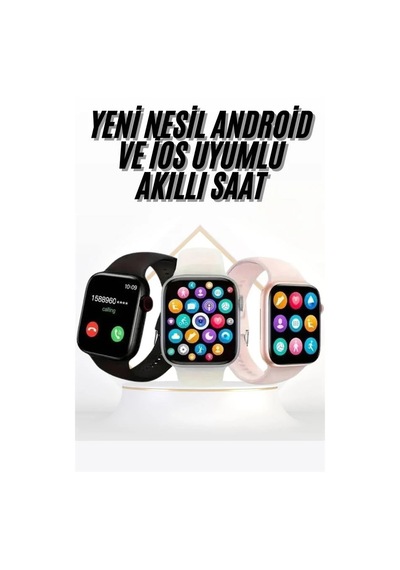 Akıllı Saat Uyku Ve Takibi Arama Cevaplama 44 Mm Amoled Ekran Siyah
