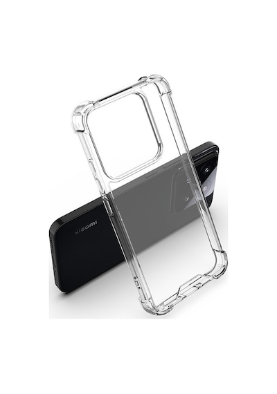 Xiaomi 14t Pro Uyumlu Kılıf Zore Nitro Anti Shock Silikon-şeffaf Şeffaf