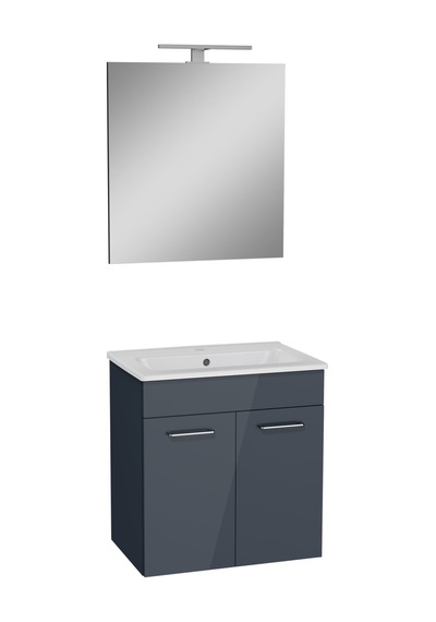 VitrA Ardea Banyo Dolabı Seti 60 Cm 67072 Antrasit - Gri