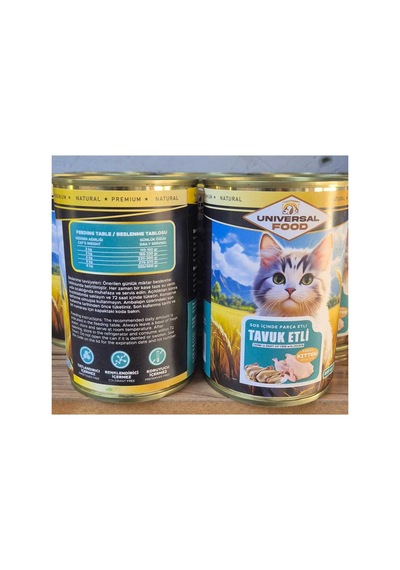 Parça Tavuk Etli Premıum Yavru Kedi Yaş Mama 2x400 Gr