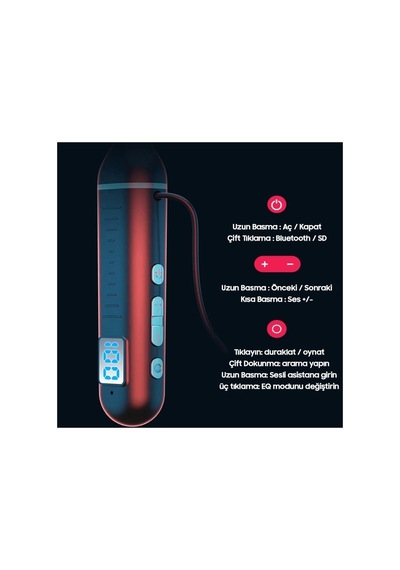 Fitness Tutkunu Boyundan Askılı Bluetooth Kulaklık 130 Saat Çalma Süresi