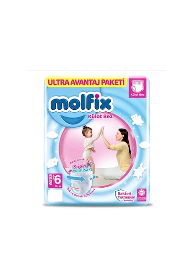 Molfix Külot Bebek Bezi 6 Numara Extra Large Ultra Fırsat Paketi 58 Adet